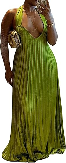 Robe de bal élégante en ligne A à volants et longueur au sol, verte, noire, pour fille, C2542