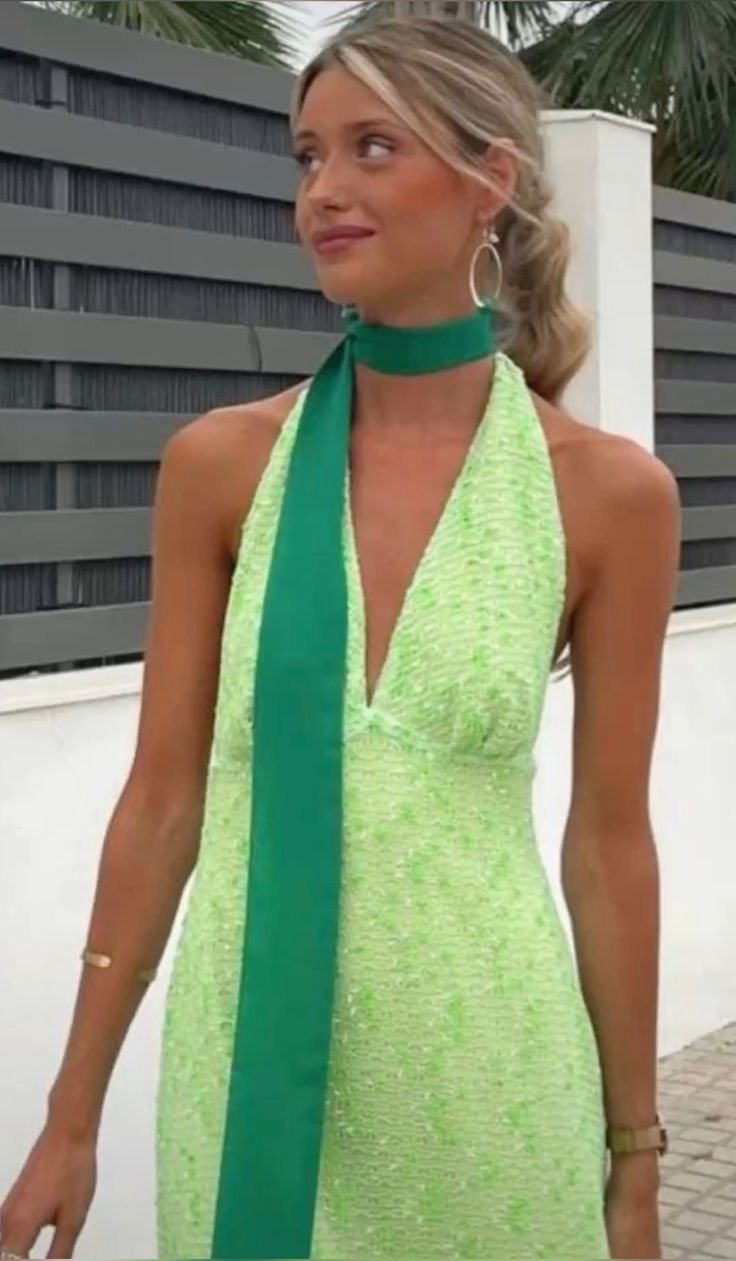 Modest A Line V Neckline Straps Green Long Prom Dresses Evening Dress C2835