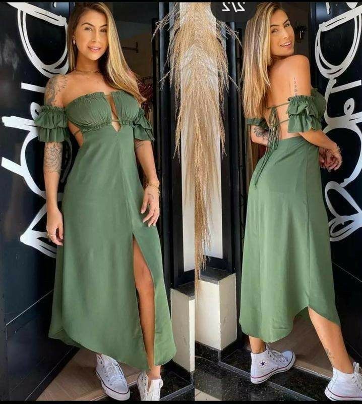 Elegant A line Off The Shoulder Green Slit Satin Prom Dresses Long Evening Dress C2870