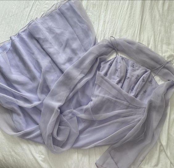 Pretty A Line Spaghetti Straps Lilac Sleeveless Tulle Prom Dresses Long Evening Dress C2935