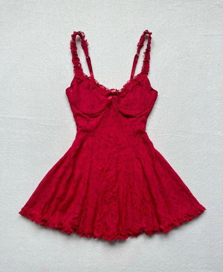 16th Birthday A Line Spaghetti Straps Red Homecoming Dresses Lace Short Mini Party Dress C2982