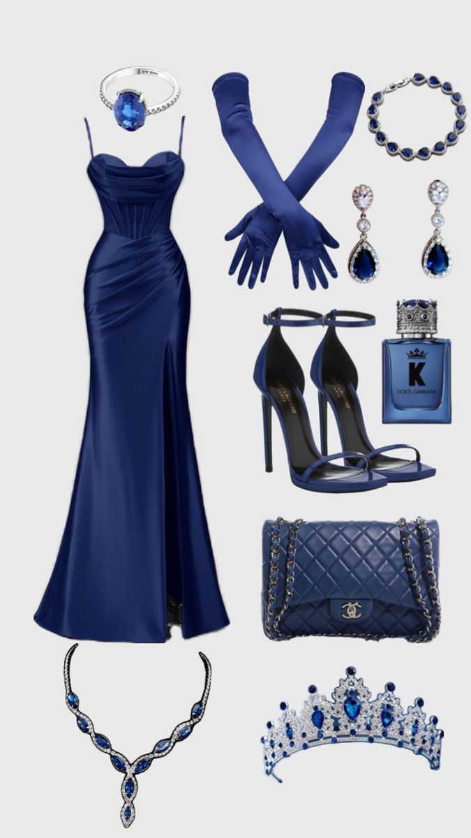 Pretty Mermaid Spaghetti Straps Royal Blue Satin Slit Long Party Dress Prom Dress C3135