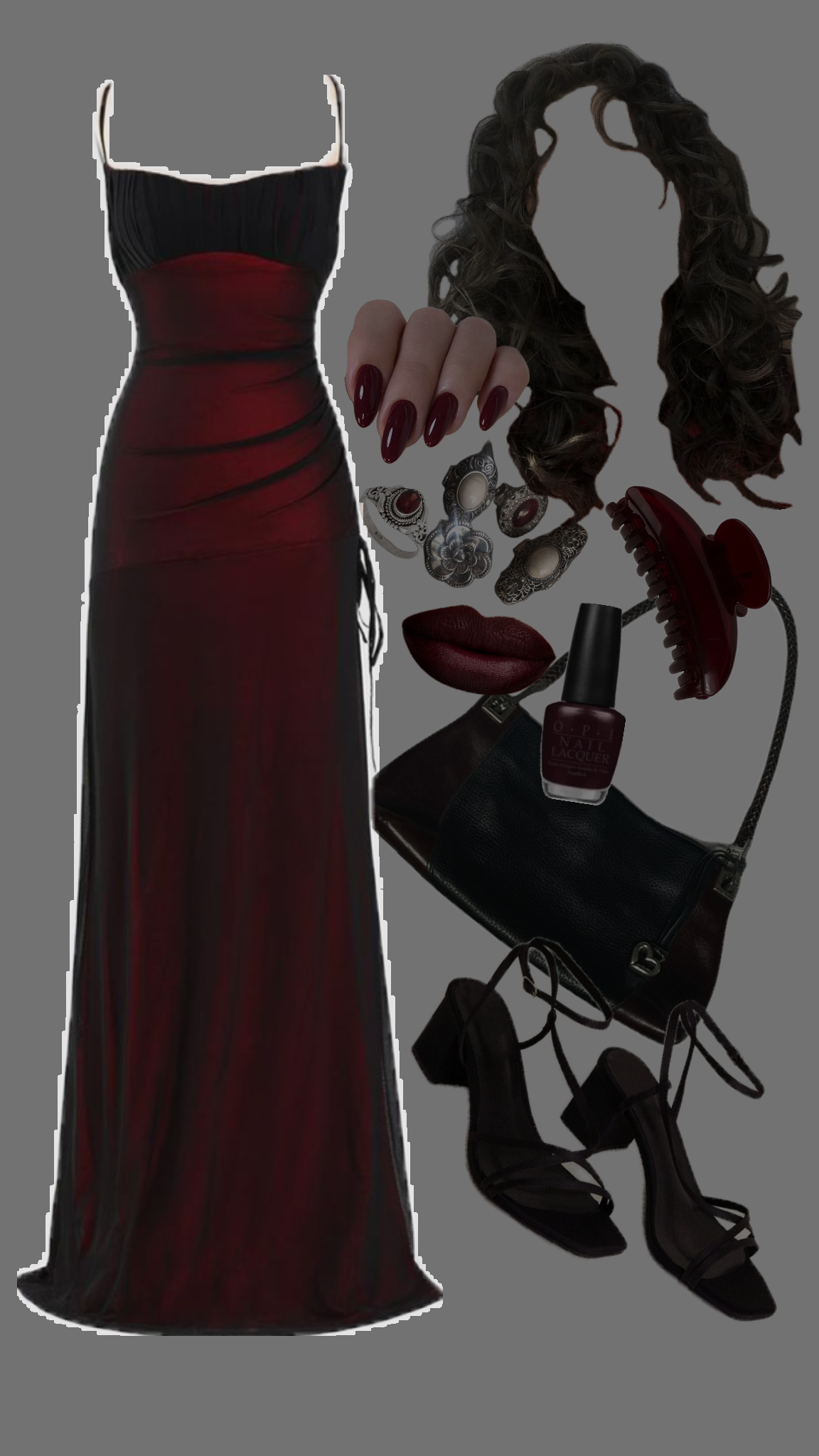 Robe de soirée fourreau à bretelles spaghetti et longueur au sol Robe de bal de fin d'année C3165