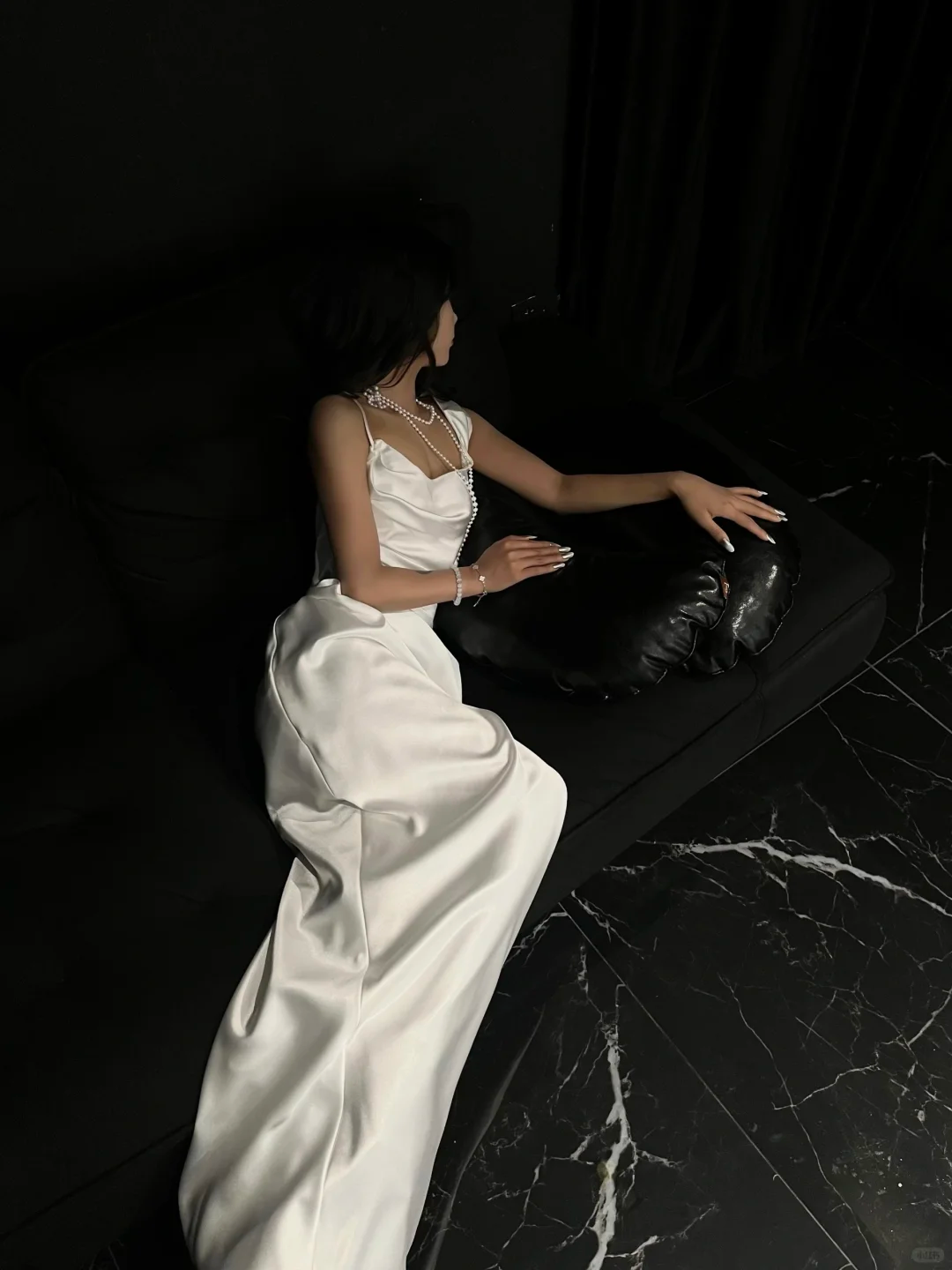 Robe de mariée longue en satin, élégante, épaules dénudées, style sirène, C4024