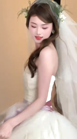 Robe de mariée longue élégante en satin et tulle, sans bretelles, avec voile, C4236