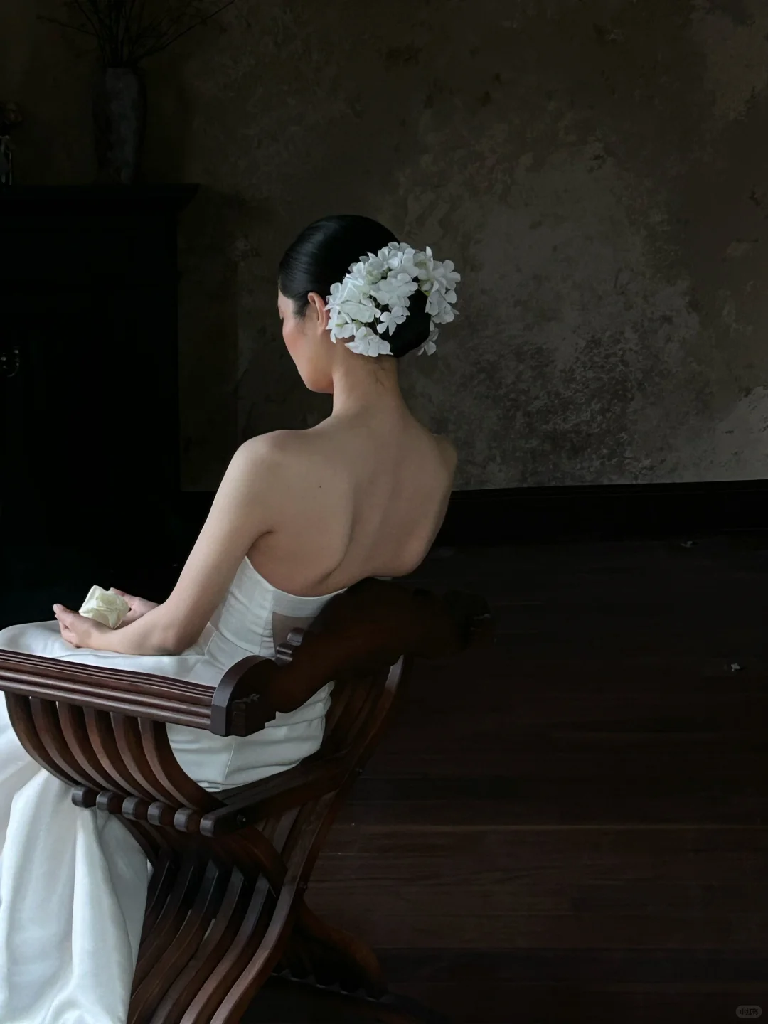 Robe de mariée longue en satin, simple et sans bretelles, style sirène, C4320