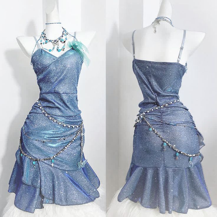 Shiny Mermaid Spaghetti Straps Satin Sequin Short Homecoming Dress 17th Birthday Outfits C4499