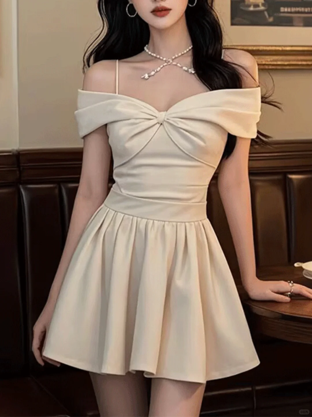 Elegant A Line Off The Shoulder Satin Short Homecoming Dress 17th Birthday Outfits C4504