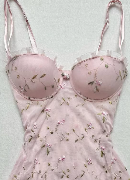 Cute A Line Spaghetti Straps Pink Satin Chiffon Applique Short Homecoming Dress 16th Birthday Outfits C4513