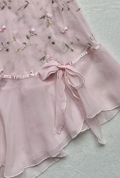 Cute A Line Spaghetti Straps Pink Satin Chiffon Applique Short Homecoming Dress 16th Birthday Outfits C4513