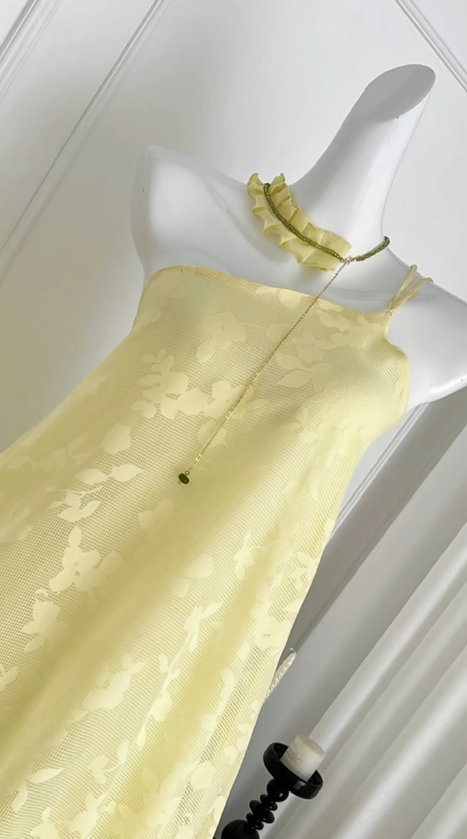 Pastel Yellow A Line One Shoulder Strap Chiffon Applique Short Homecoming Dress 17th Birthday Outfits C4549