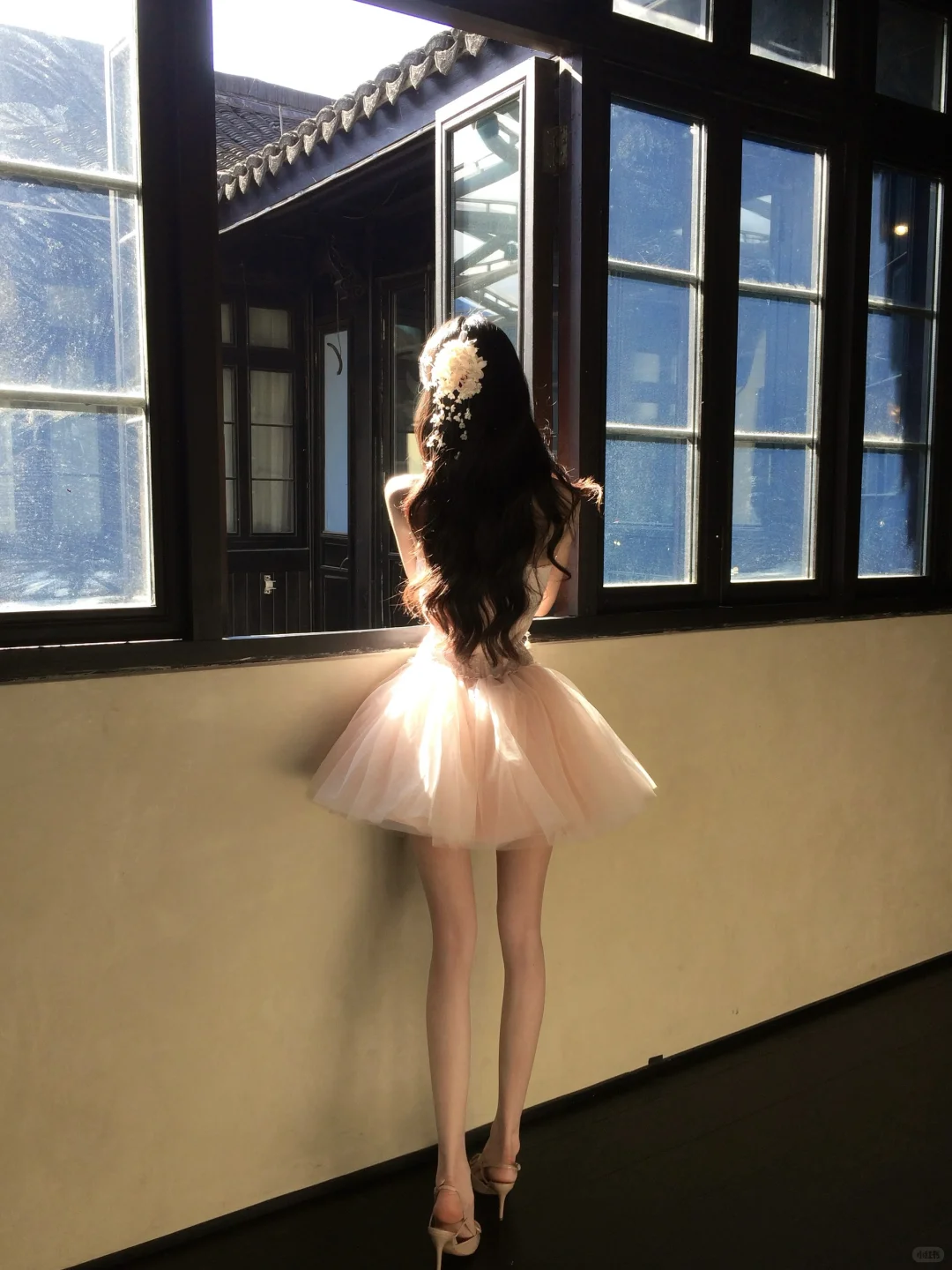 Princess 18th Pink Ball Gown Strapless Tulle Short Homecoming Dress Birthday Outfits C4570