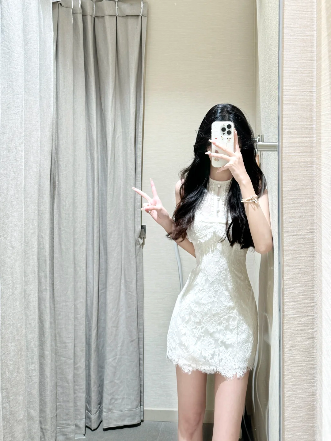 Elegant A Line Halter Lace Short Homecoming Dress 20th Birthday Outfits C4688
