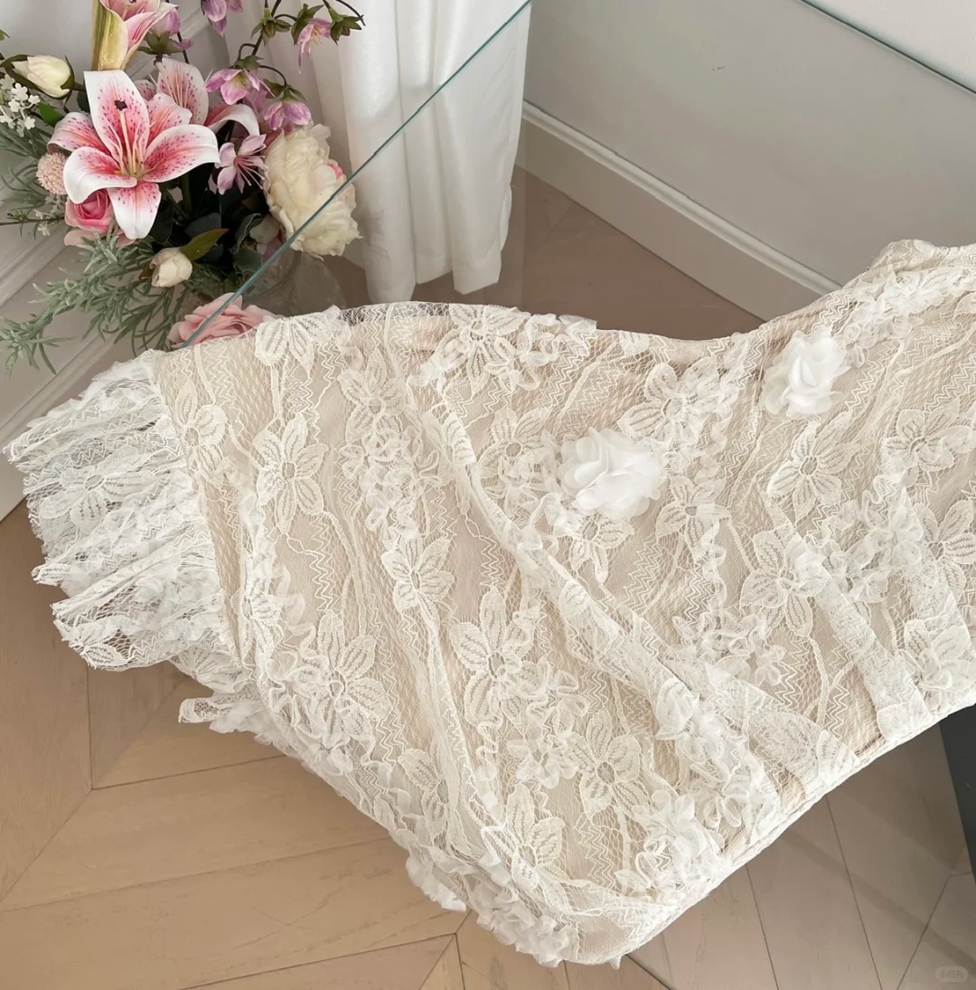 Robe de soirée courte vintage style sirène asymétrique en satin et dentelle, tenue d'anniversaire pour 19 ans, C4759