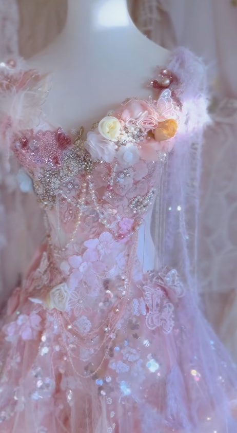 Gorgeous A Line Chiffon Tulle Sequin Beads Flower Short Homecoming Dress 18th Birthday Outfits C4780