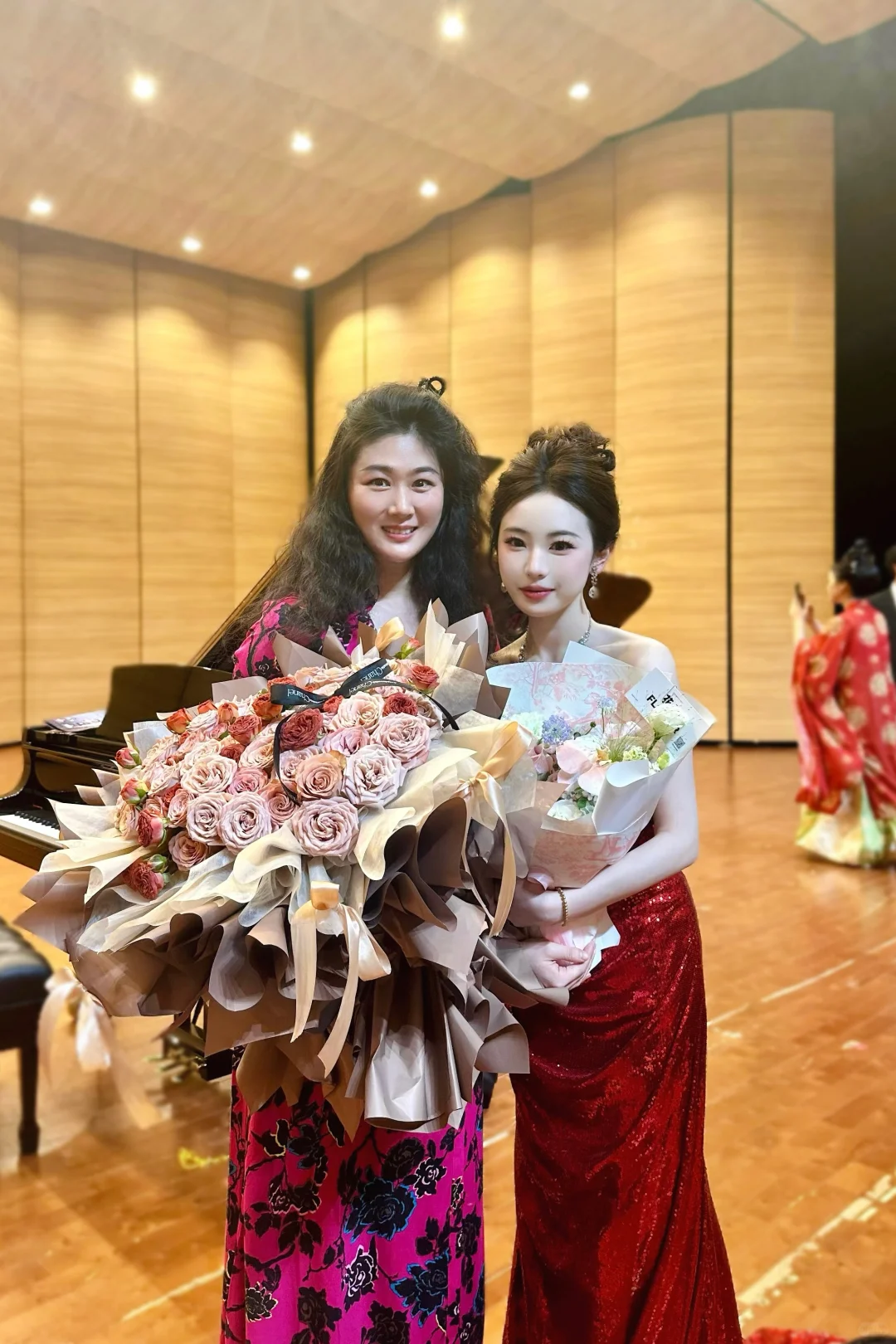 Sparkly Burgundy Mermaid Strapless Satin Sequin Beaded Long Prom Dress, Evening Dress C6137