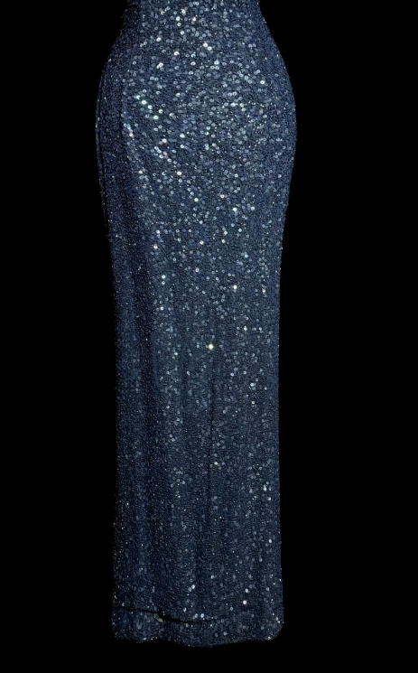 Shiny Mermaid Spaghetti Straps Sequin Backless Without Sleeves Long Prom Dress, Evening Dress C6672