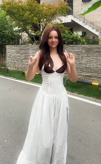 Sexy A Line Spaghetti Straps Satin Slit Without Sleeves Long Prom Dress, Evening Dress C6681