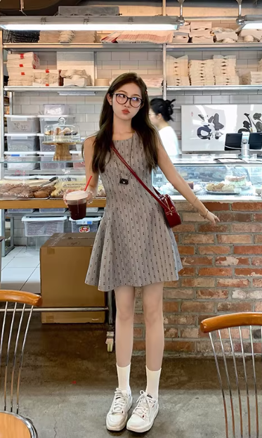 French-style Sweet and Innocent New Summer Short Dress C7159