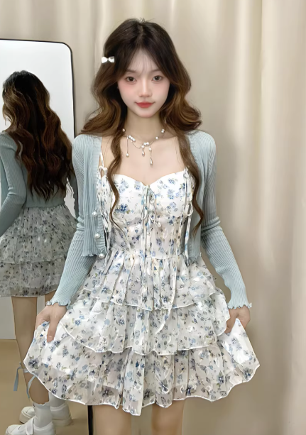 Chic Cute and Elegant New Summer Short Dress C7170