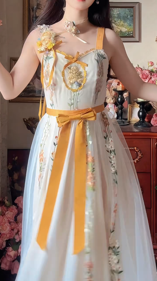 Robe de bal de princesse bustier à volants en satin long, robe de soirée C8117