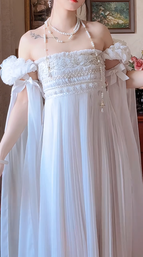 Robe de bal de princesse bustier à volants en satin long, robe de soirée C8117
