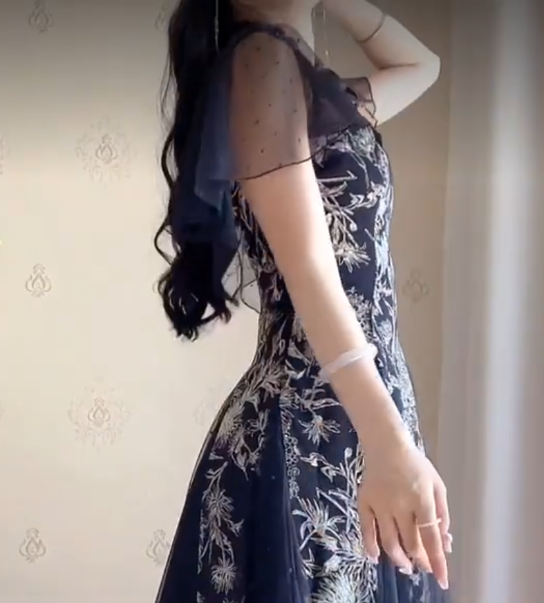 Mini robe de soirée en satin, sans bretelles, sans manches, ligne a, simple, C899