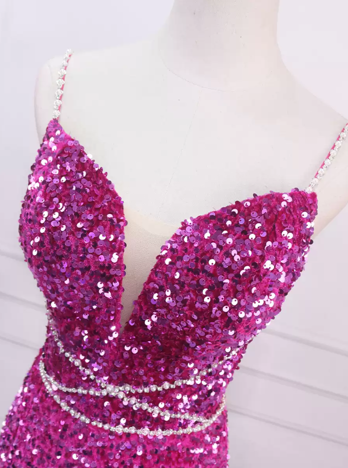 Robe de bal de princesse bustier à volants en satin long, robe de soirée C8117