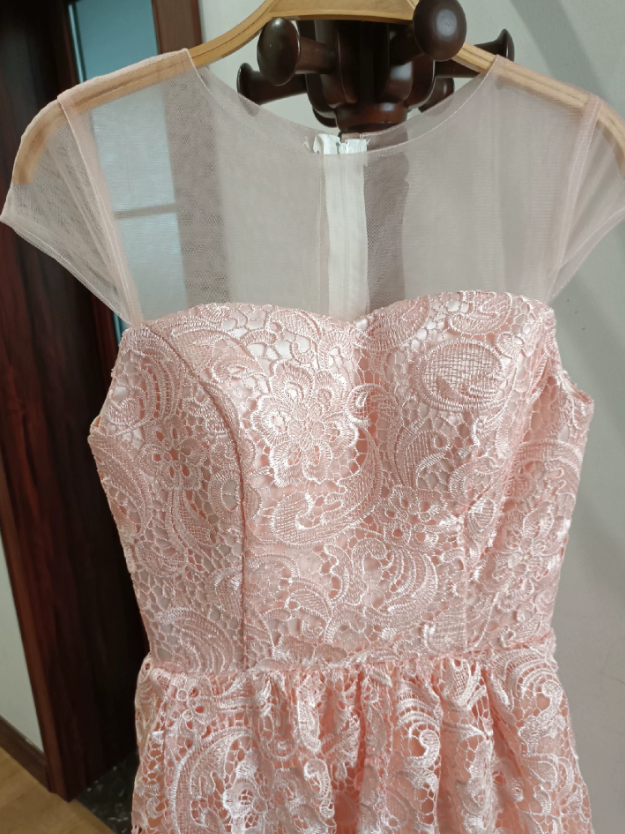 Mini robe de soirée en satin, sans bretelles, sans manches, ligne a, simple, C899
