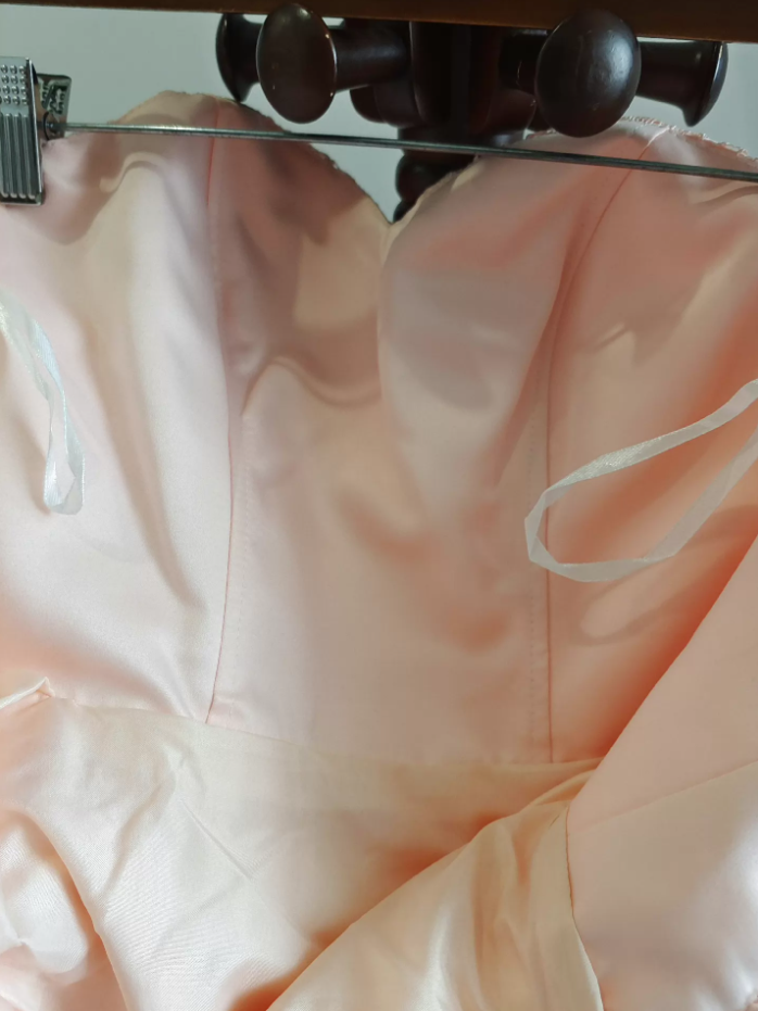 Mini robe de soirée en satin, sans bretelles, sans manches, ligne a, simple, C899