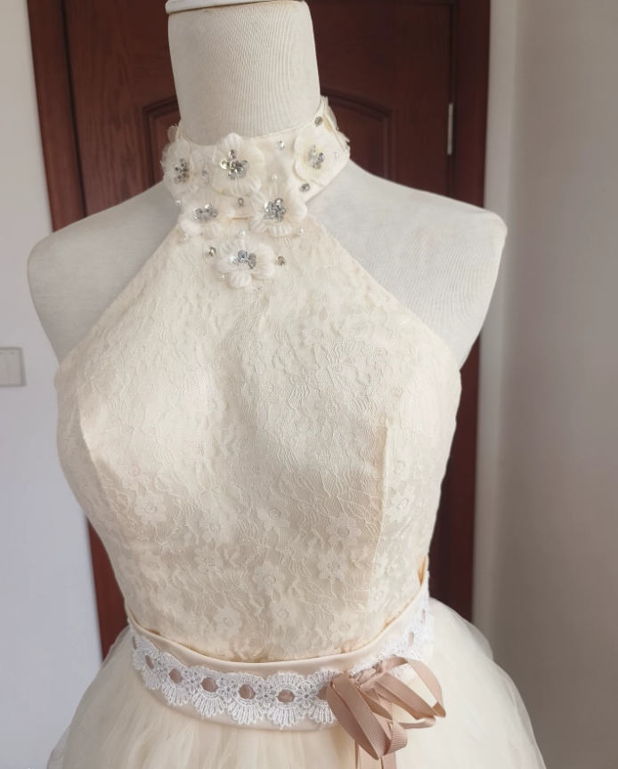 Mini robe de soirée en satin, sans bretelles, sans manches, ligne a, simple, C899