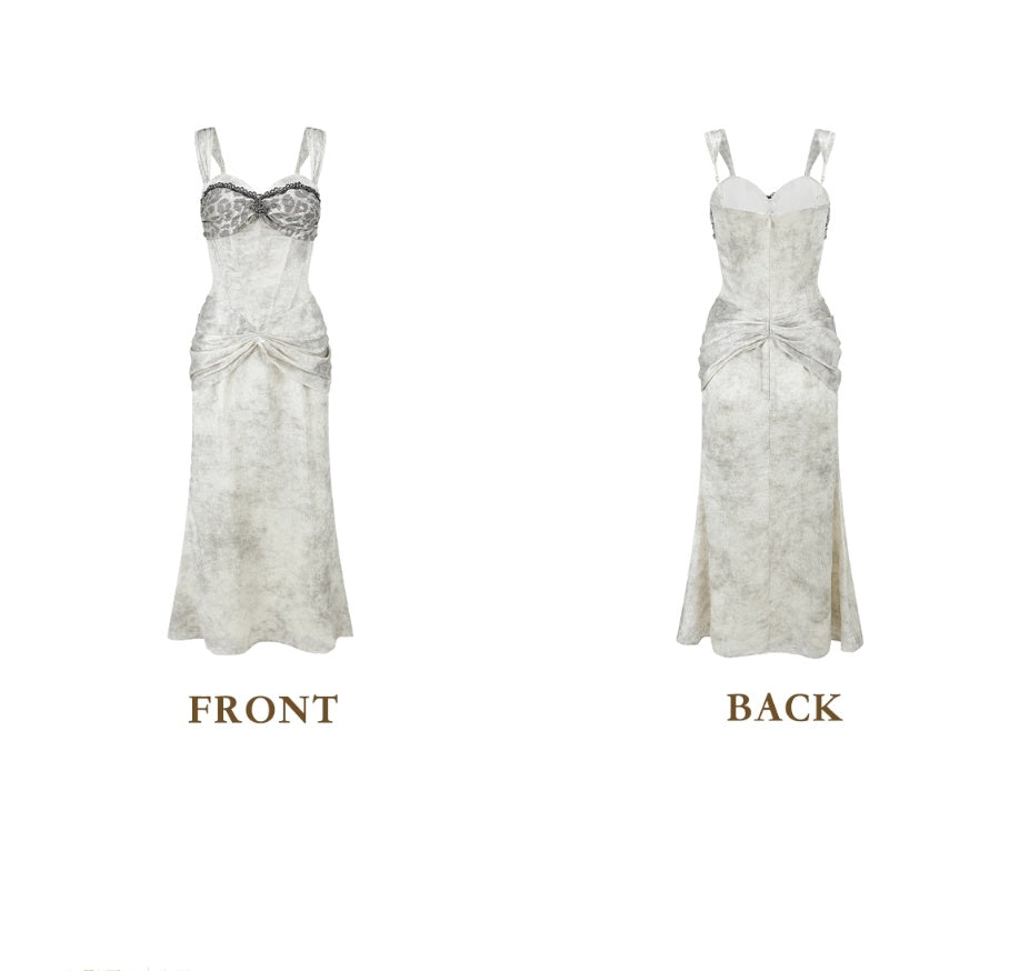 Robe de bal de princesse bustier à volants en satin long, robe de soirée C8117