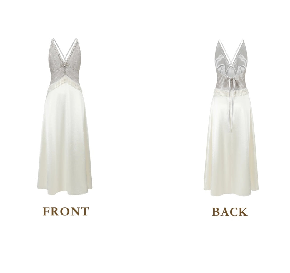 Robe de bal de princesse bustier à volants en satin long, robe de soirée C8117