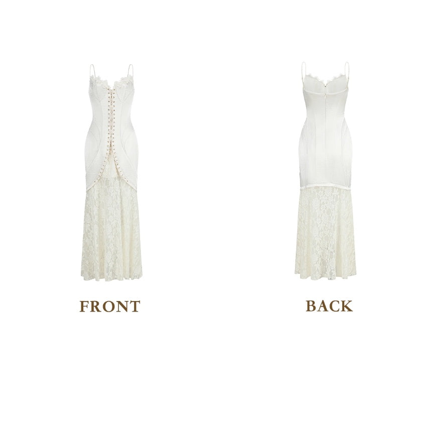 Robe de bal de princesse bustier à volants en satin long, robe de soirée C8117