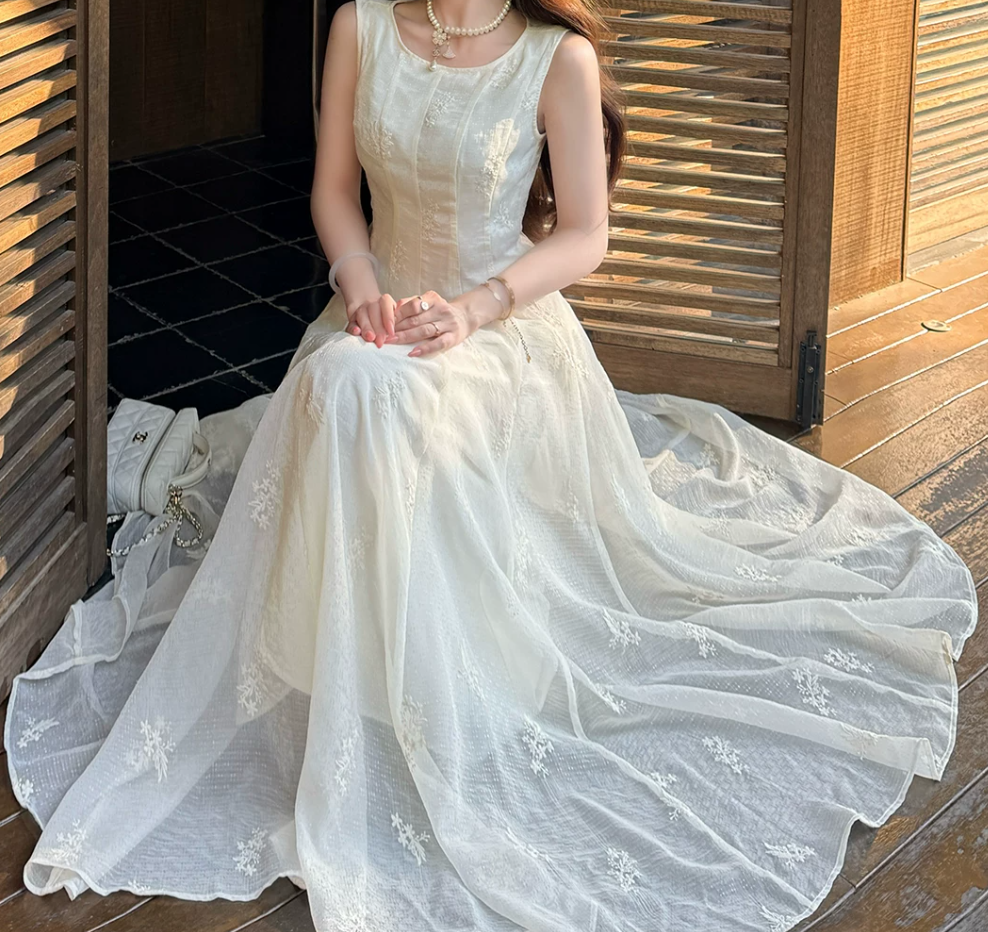 Robe de bal de princesse bustier à volants en satin long, robe de soirée C8117