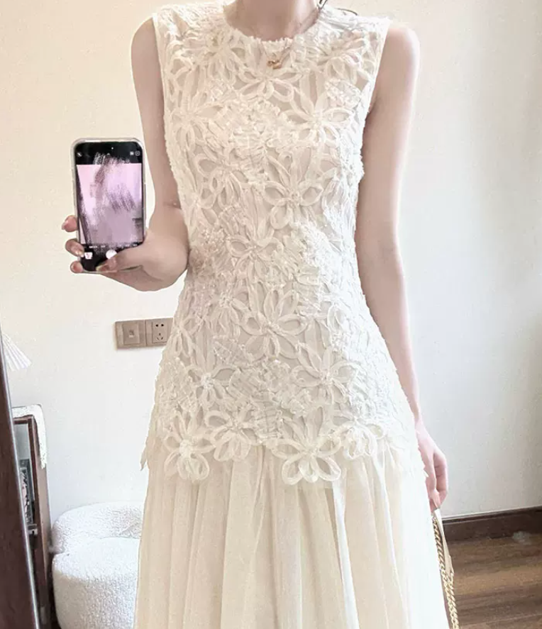 Robe de bal de princesse bustier à volants en satin long, robe de soirée C8117