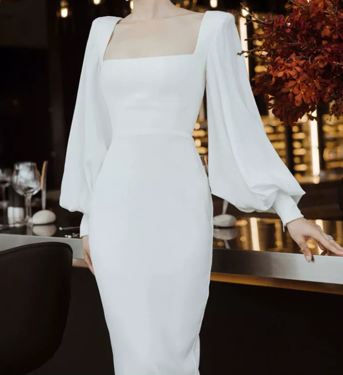 Robe de bal de princesse bustier à volants en satin long, robe de soirée C8117