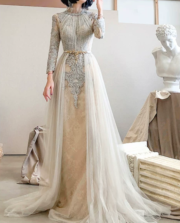Robe de bal de princesse bustier à volants en satin long, robe de soirée C8117