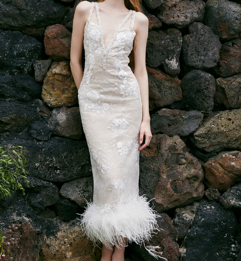Robe de bal de princesse bustier à volants en satin long, robe de soirée C8117