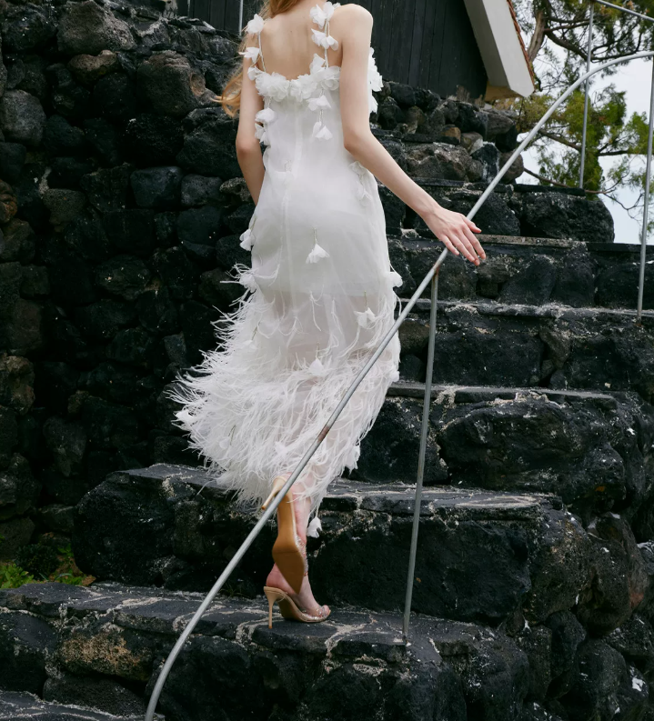 Robe de bal de princesse bustier à volants en satin long, robe de soirée C8117
