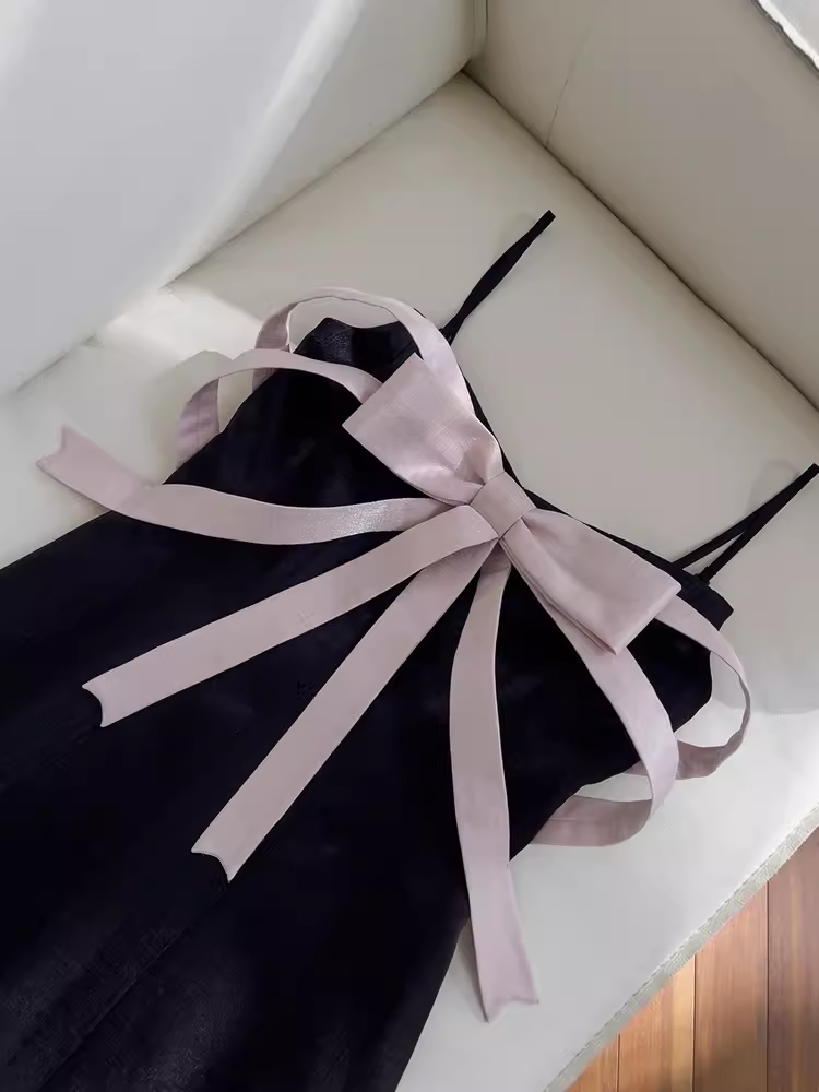 Unique une ligne bretelles satin noir robe de soirée tenues de 18e anniversaire C971