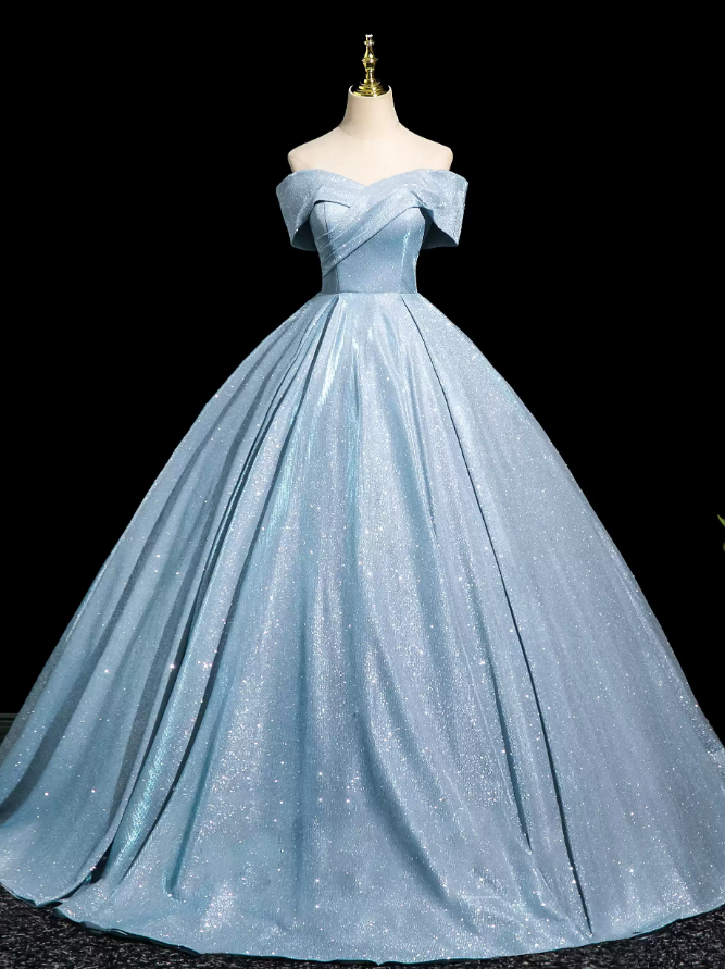 Robe de bal de princesse bustier à volants en satin long, robe de soirée C8117