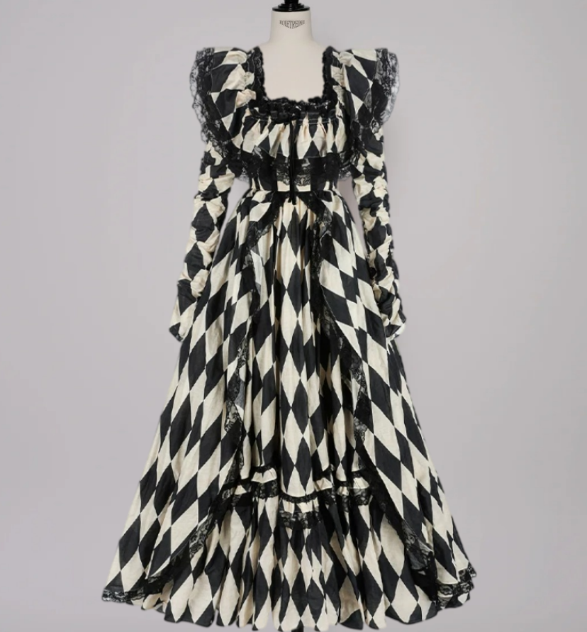 Robe de bal de princesse bustier à volants en satin long, robe de soirée C8117