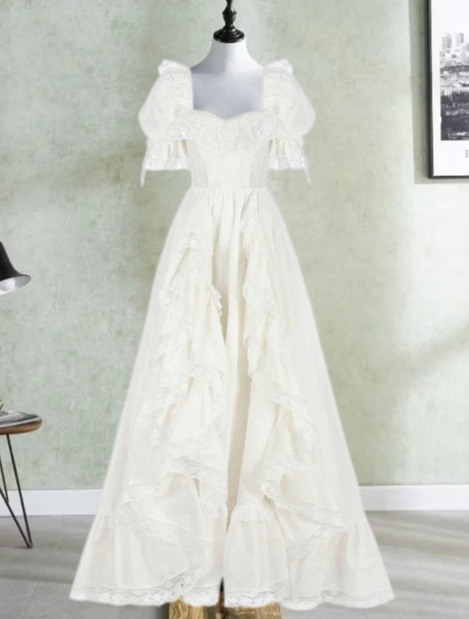 Superbe robe de mariée sirène bustier en satin et tulle, longue et en dentelle, C4563