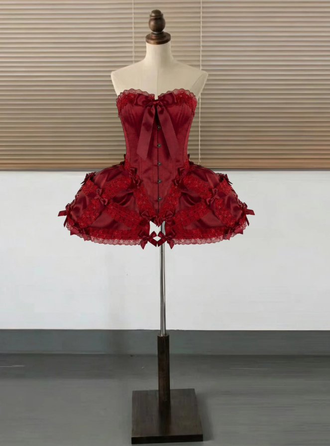 Mini robe de soirée en satin, sans bretelles, sans manches, ligne a, simple, C899