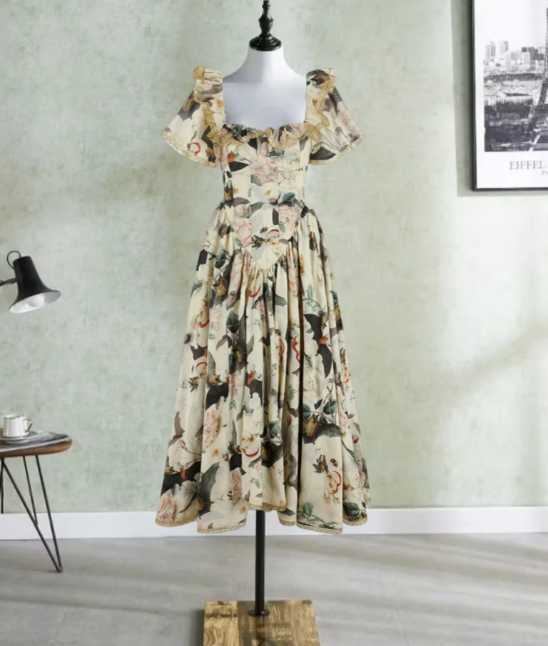 Robe de bal de princesse bustier à volants en satin long, robe de soirée C8117