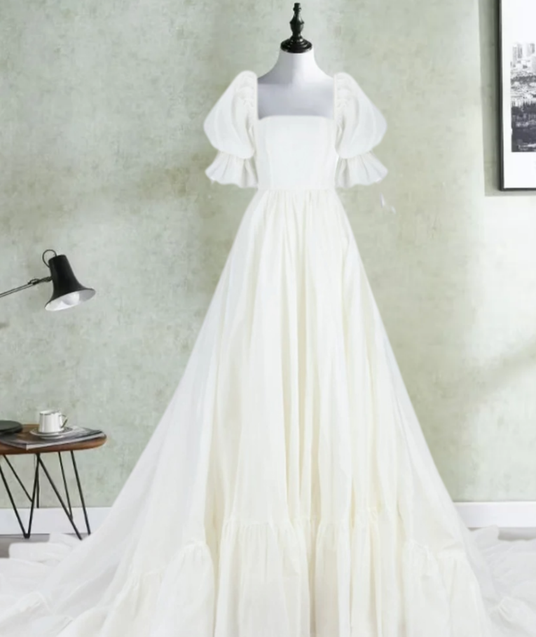 Superbe robe de mariée sirène bustier en satin et tulle, longue et en dentelle, C4563