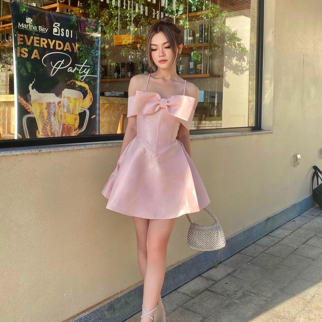 Simple A line Spaghetti Straps Pink Birthday Dress Satin Homecoming Dresses C488