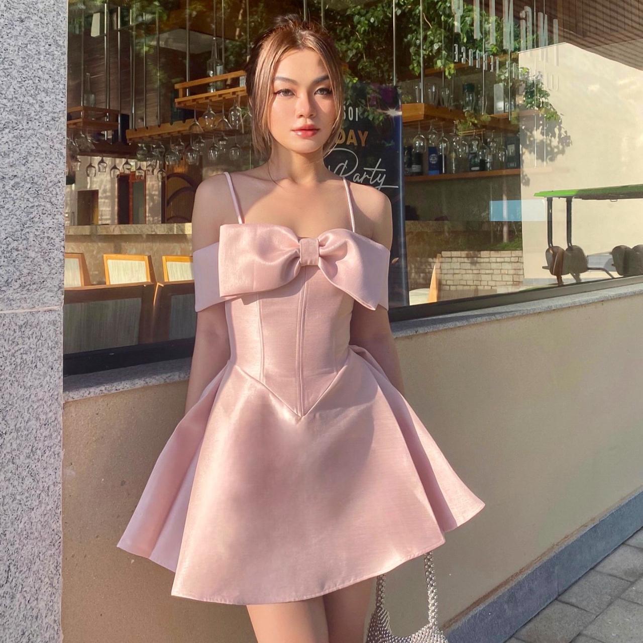 Simple A line Spaghetti Straps Pink Birthday Dress Satin Homecoming Dresses C488