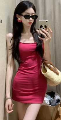 French-style 2026 New Pretty Women's Summer Short Dress C7410